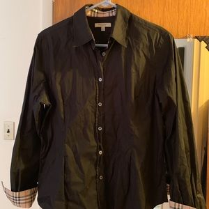 Women’s BURBERRY button down shirt size L